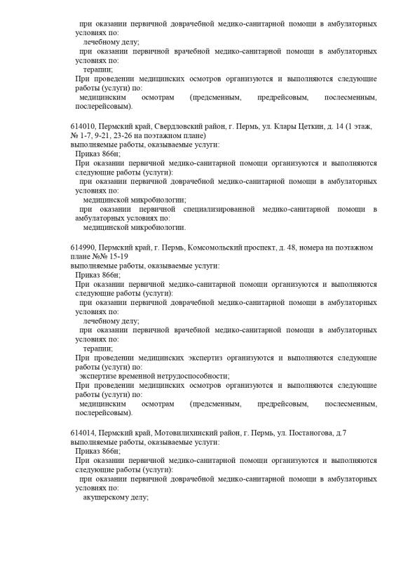 Выписка из реестра лицензий стр.6